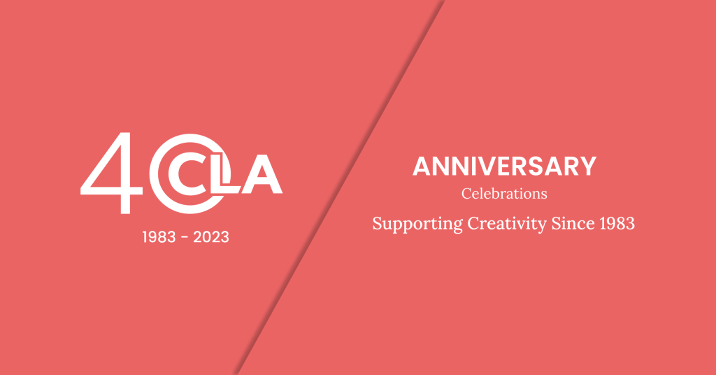 CLA 40 - Supporting creativity since 1983