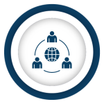 Icon depicting outsourcing permissions