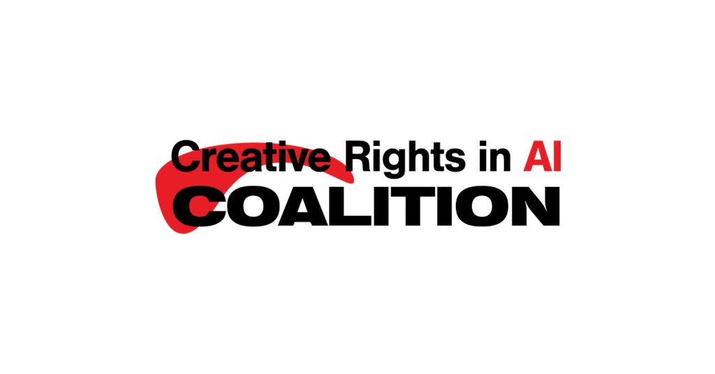 Creative Rights in AI Coalition on a white background